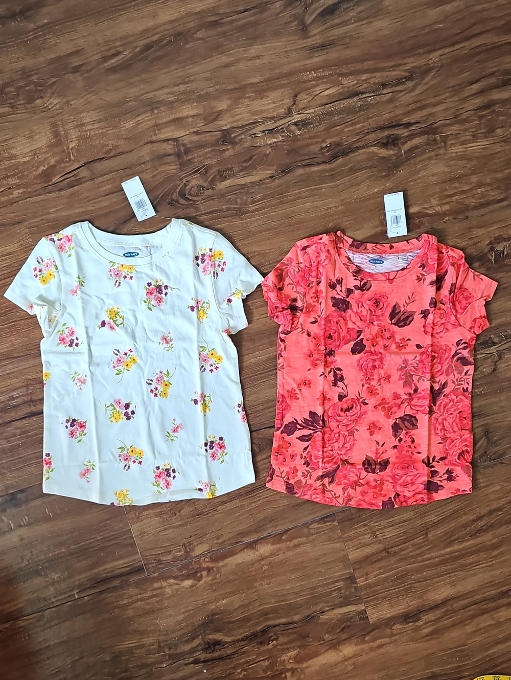 Old Navy Spring Floral Toddler Girl T Shirt Bundle Size 5T